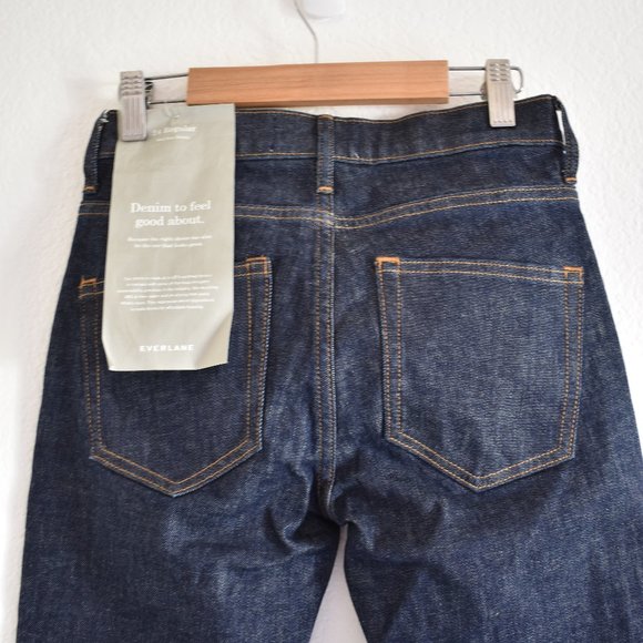 Everlane The Mid-Rise Skinny Jean in Dark Indigo - Picture 7 of 8